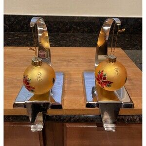 Set of 2 CRATE & BARREL Ornament Stocking Hooks